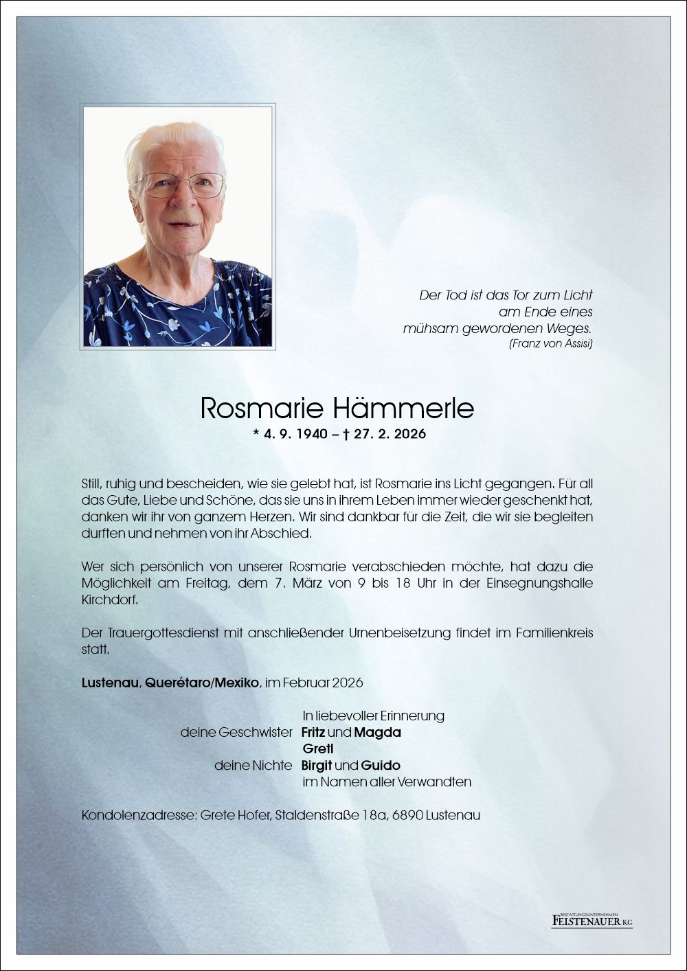Rosmarie Hämmerle